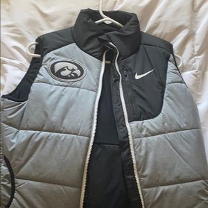 Iowa Hawkeye Nike vest. Tags taken off, not worn.